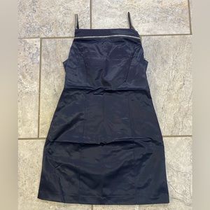 Vintage Versace Jeans Couture Navy Blue Mini Dress